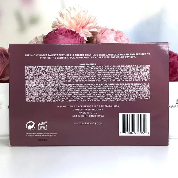 Ace Beaute Smokey Eyeshadow Palette 15 MASSIVE & GORGEOUS 24g *Brand new in box! - Picture 15 of 16